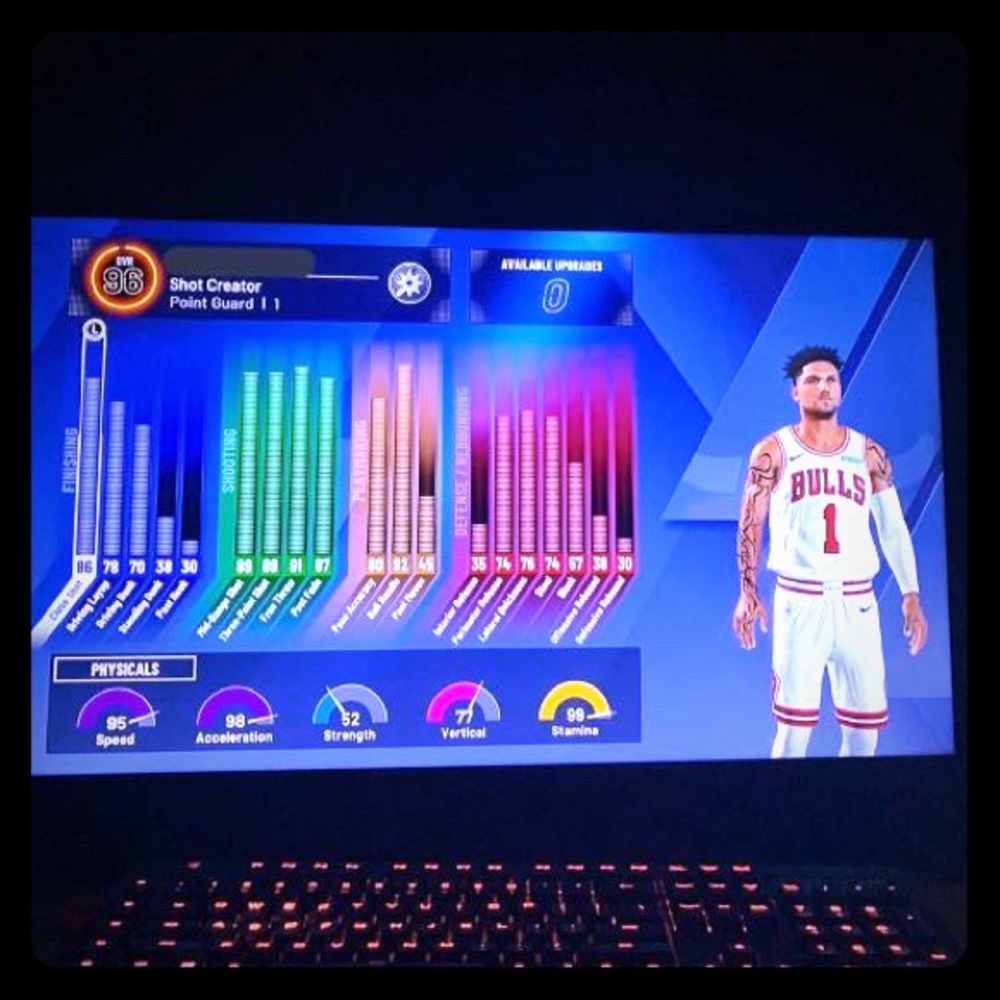 2k account 96 shotcreator !